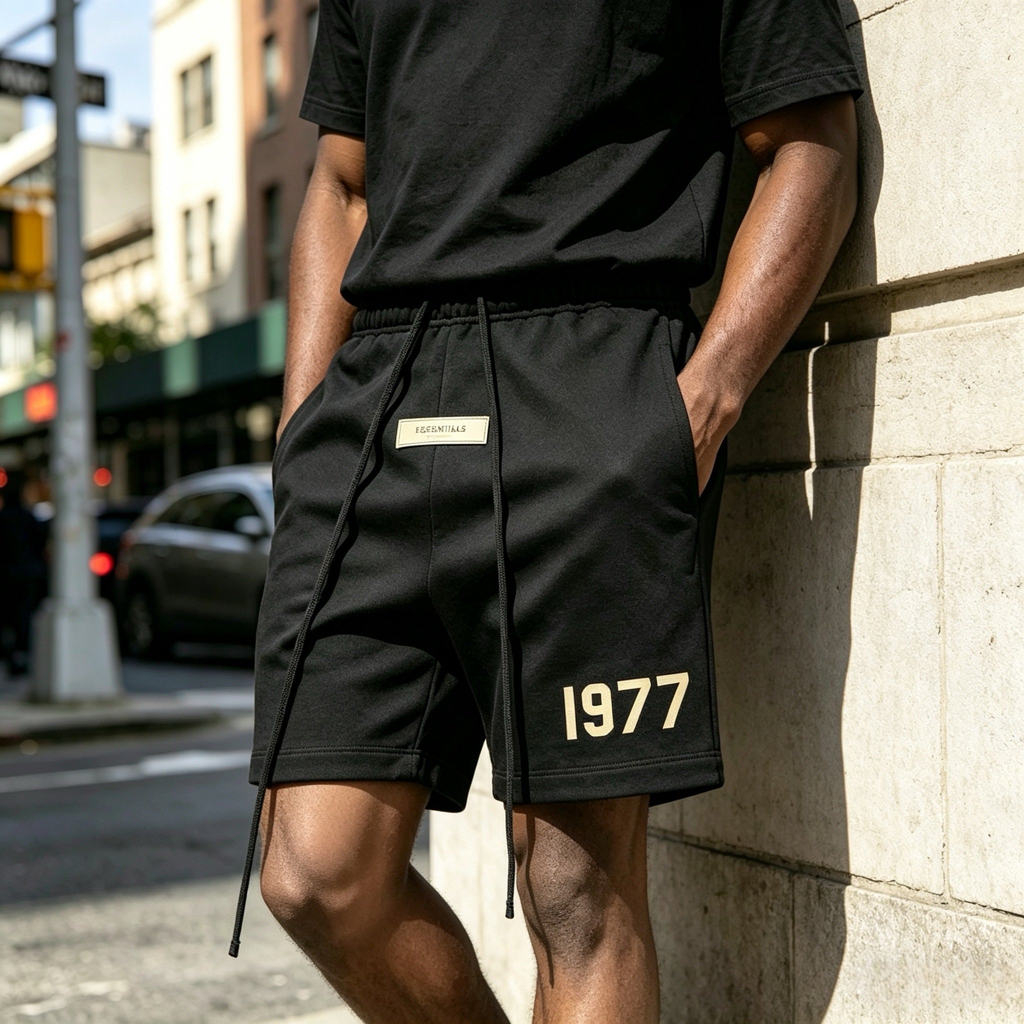 Fear of God Essentials Essentials Shorts Iron — Soft Weight, Quiet Utility
