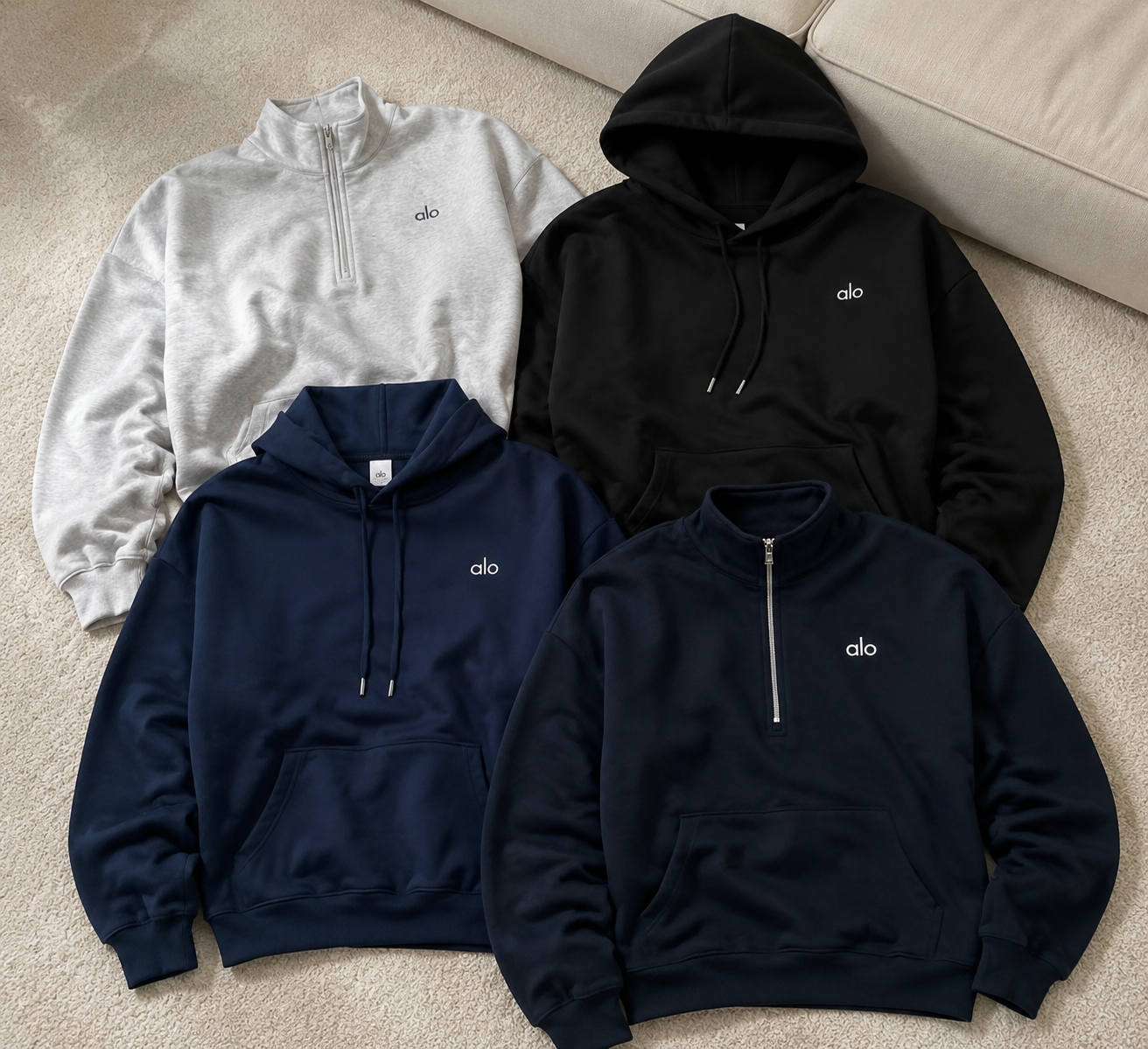 Alo Accolade Layers For Everyday Navy Styling