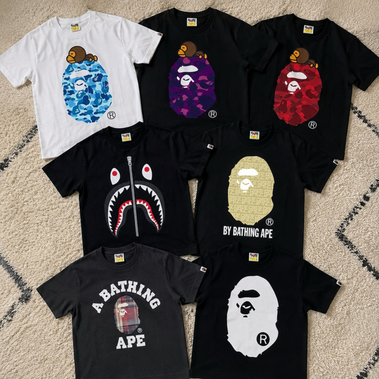 BAPE Graphic Tee Guide Choose by Logo and Color