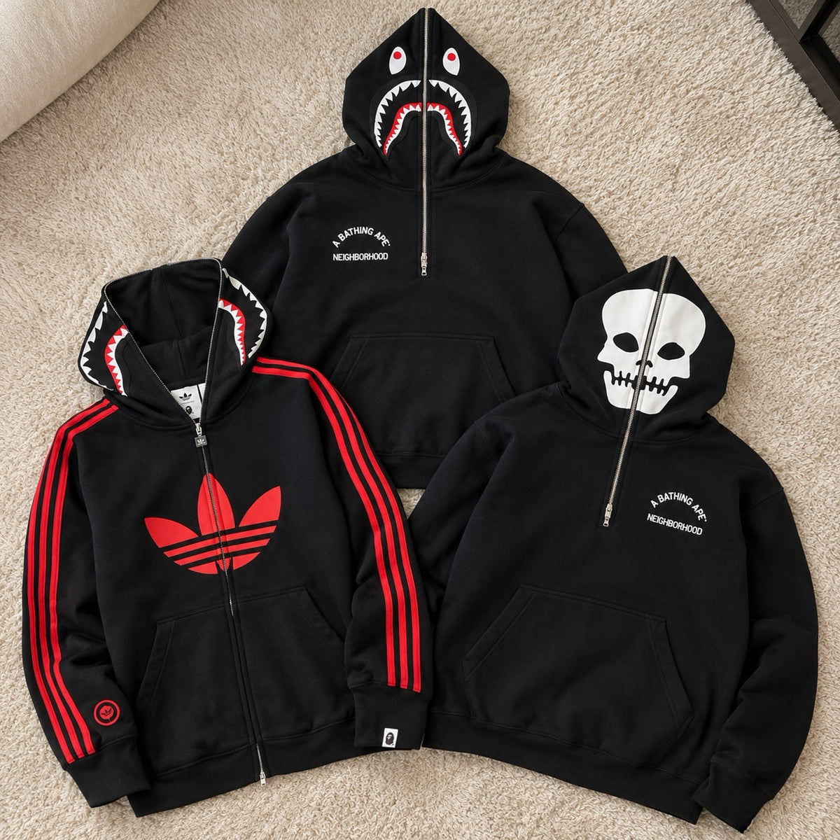 Two BAPE Collabs Built Around the Hood