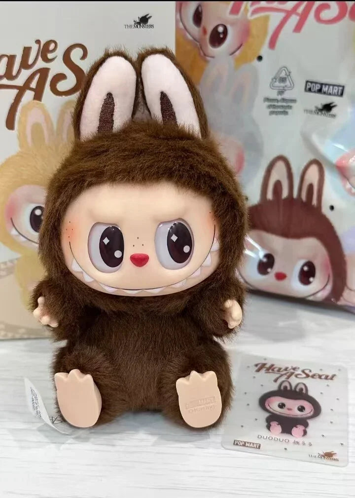 Labubu DUODUO seated display & care guide