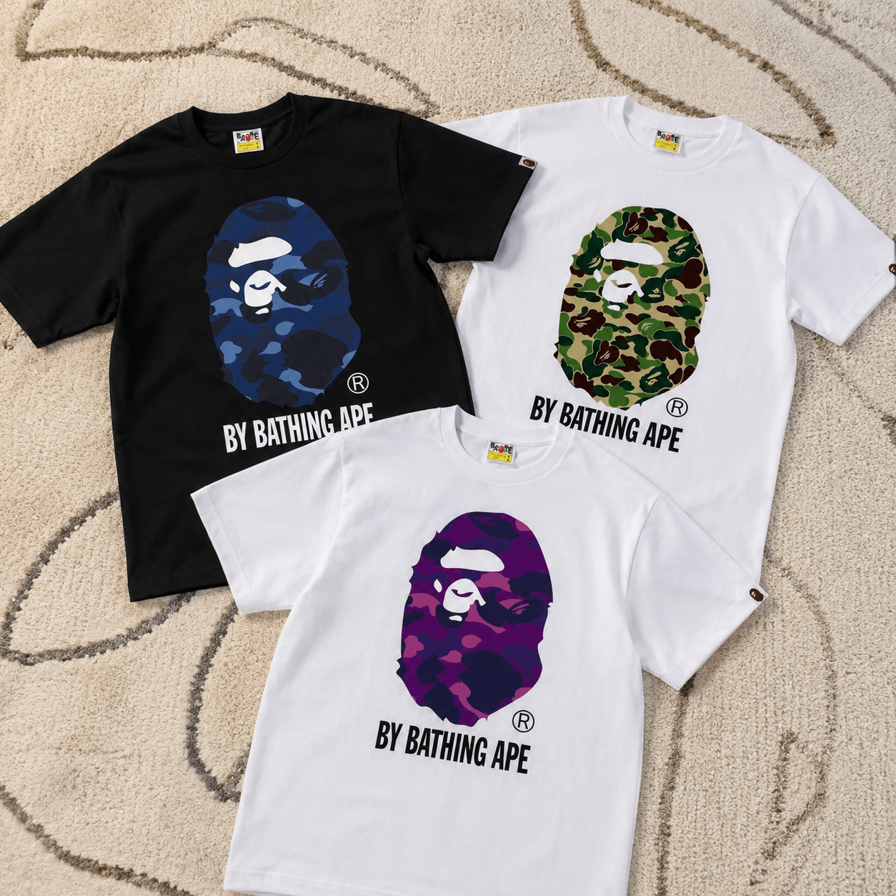 BAPE Camo Tees Through Three Palettes - AFewVibe