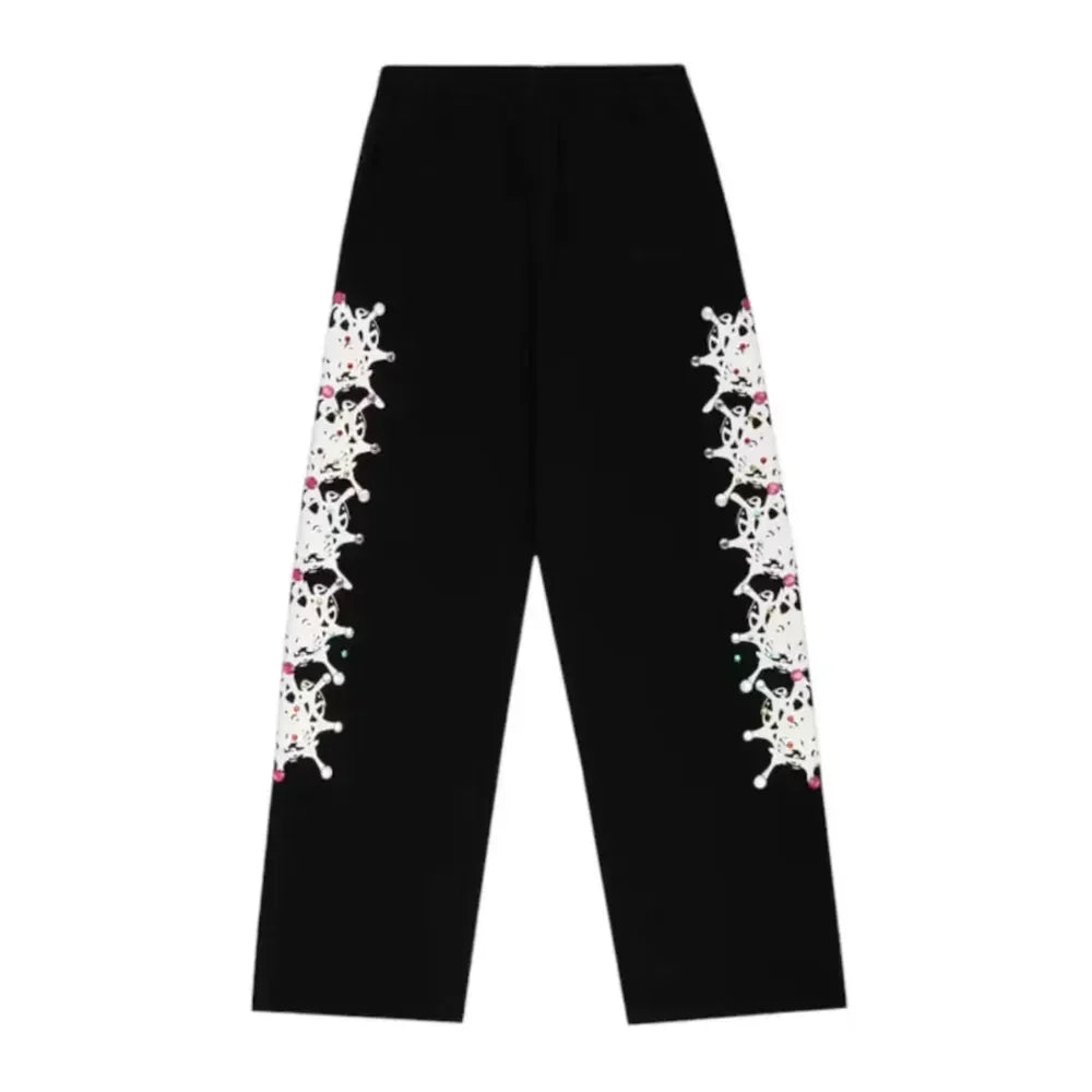 Ultimate Comfort Sp5der Stone Sweatpant Black - AFV Clothes