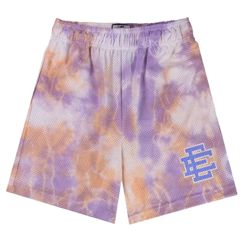 Eric Emanuel EE Basic Short Lavender Tie Dye/Blue Lookbook - AFV Clothes