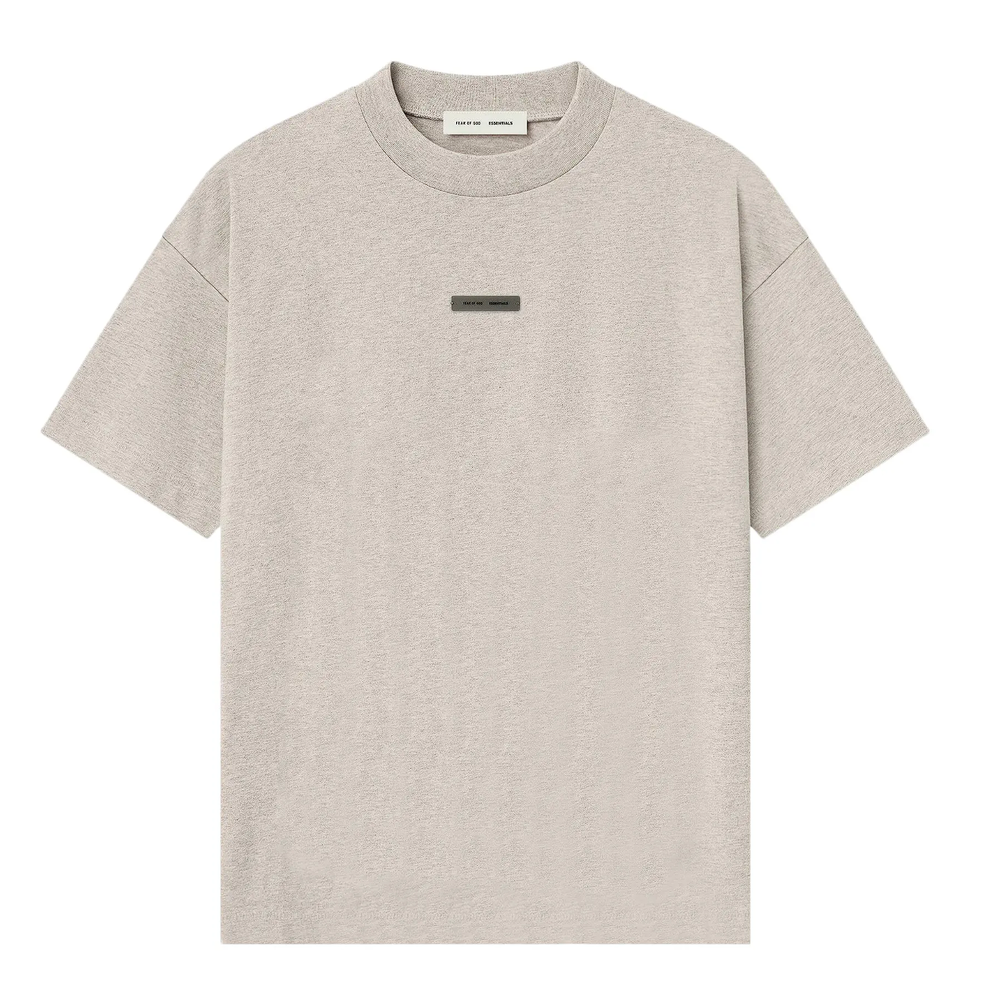 Fear of God Essentials Classic Short Sleeve Tee Heather Stone