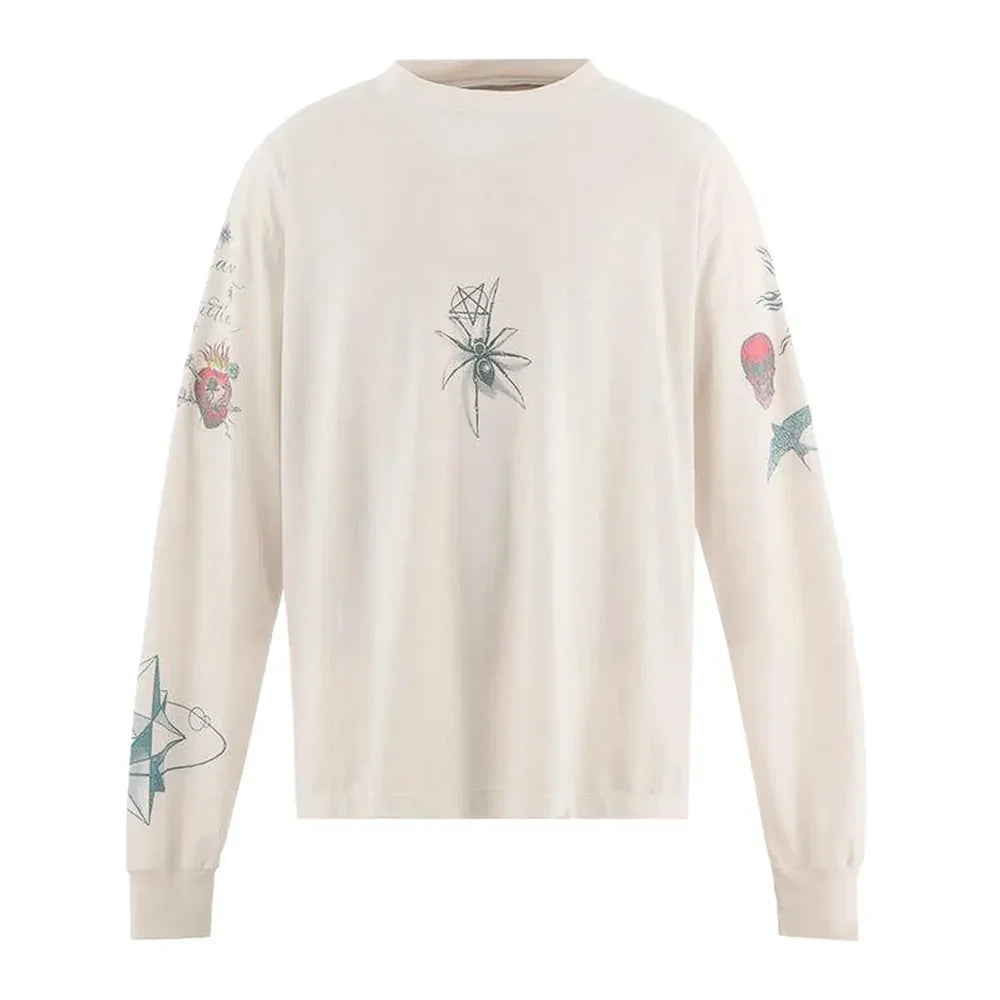 SAINT Mxxxxxx x Dr. Woo Tattoo Long-Sleeve Tee White