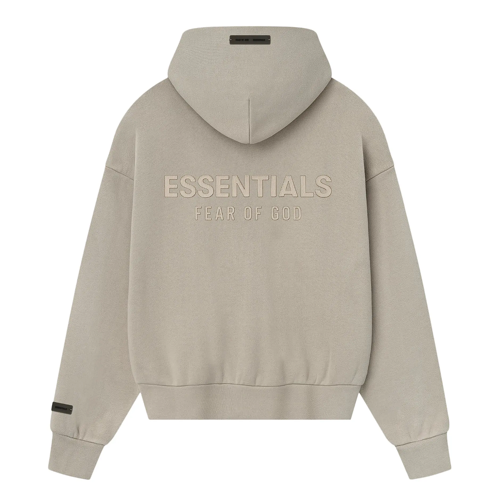 Fear of God Essentials Classic Full Zip Hoodie Timber