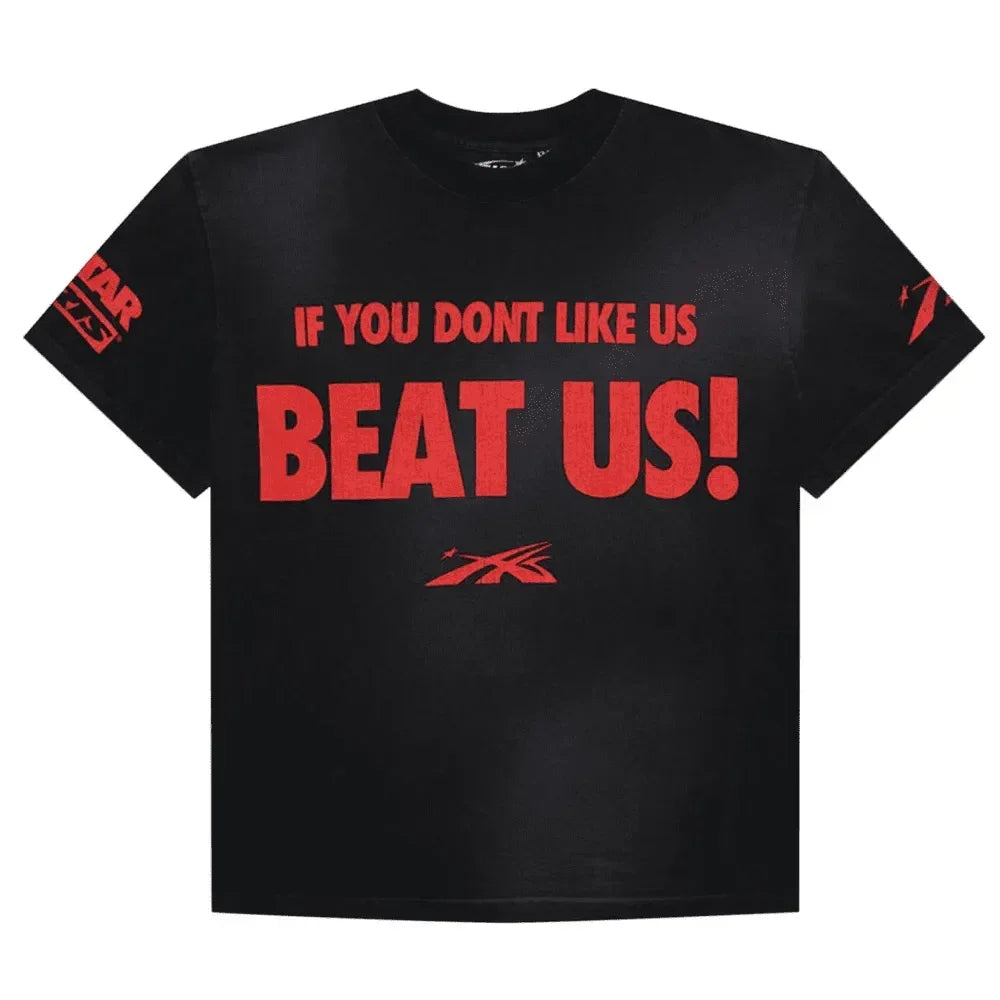 Hellstar Beat Us! T-shirt Red/Black - AFV Clothes