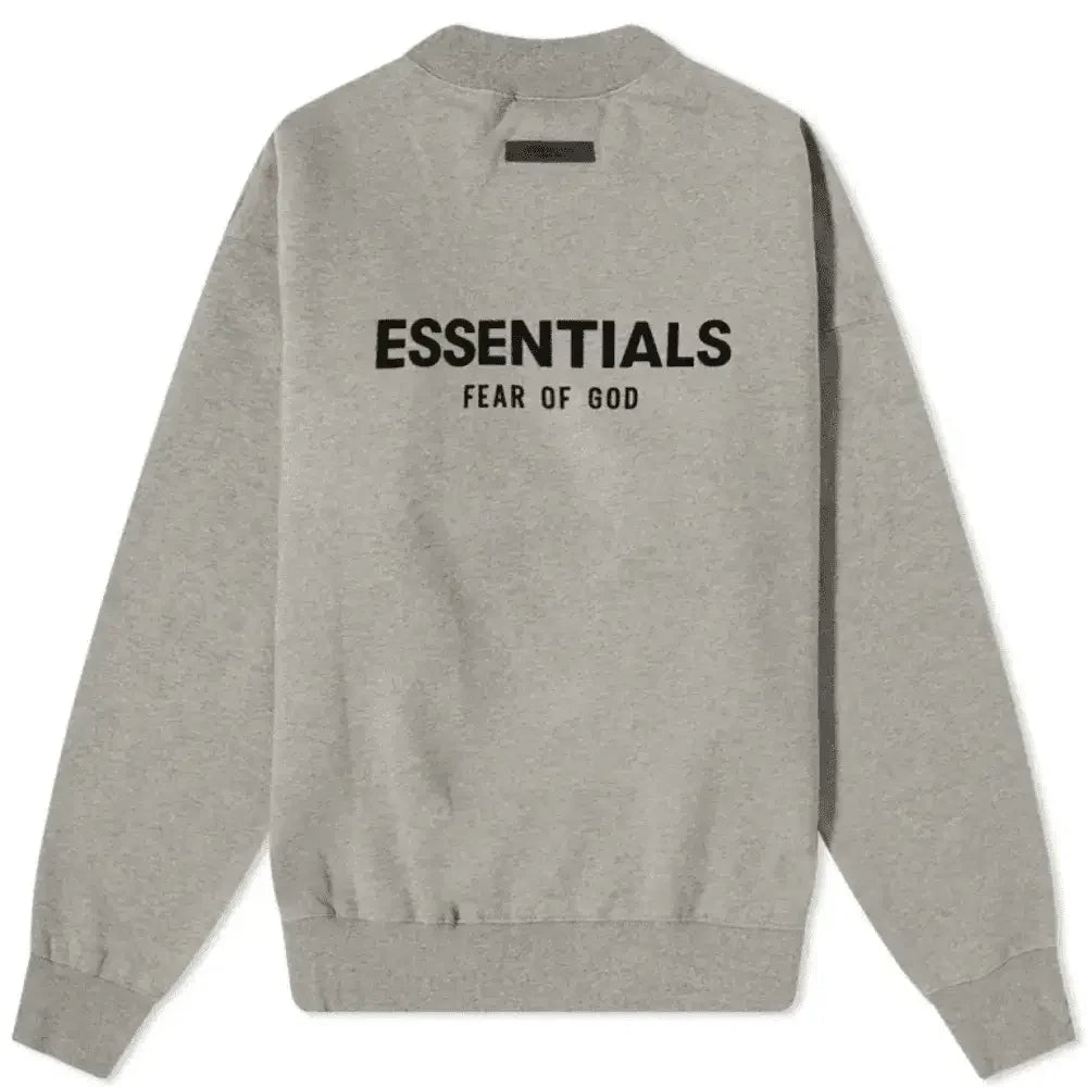 Fear of God Essentials SS22 Core Collection Crewneck Dark Oatmeal - AFV Clothes