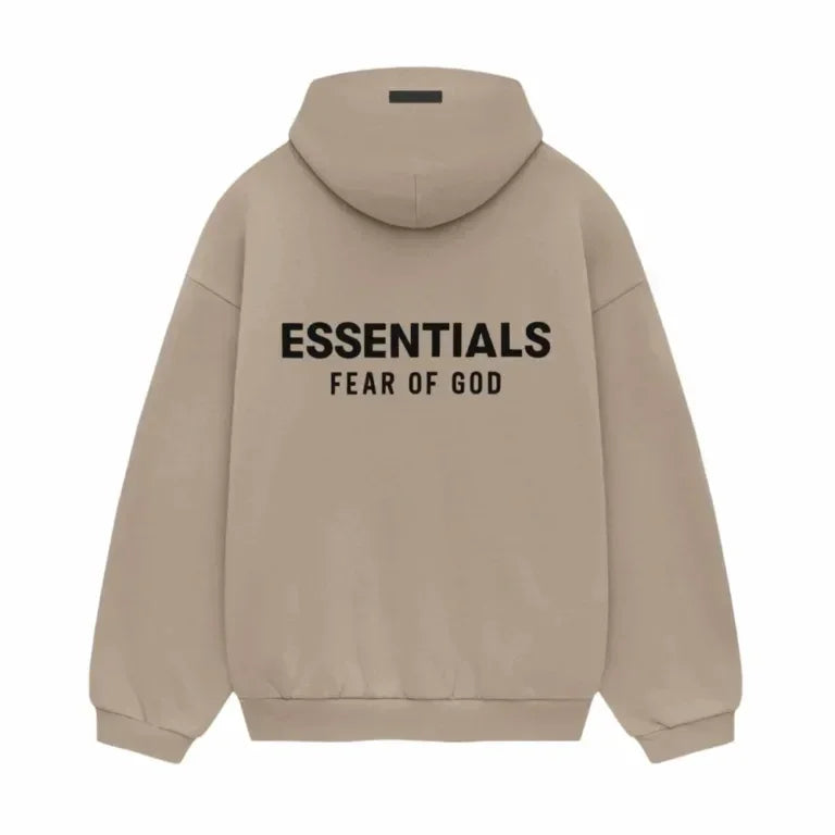 Fear Of God Essentials Fleece Hoodie lI Desert Sand - AFV Clothes