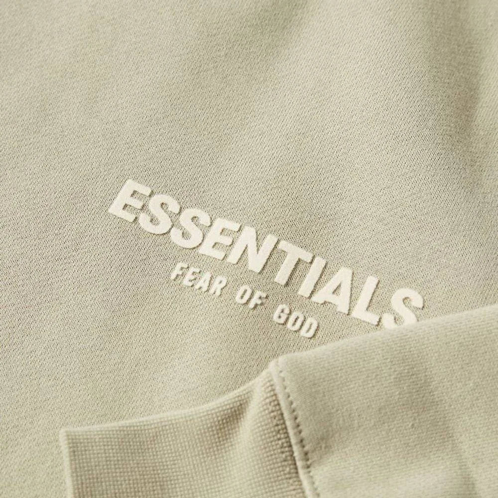 Fear of God Essentials Logo Hoodie Seafoam - AFV Clothes