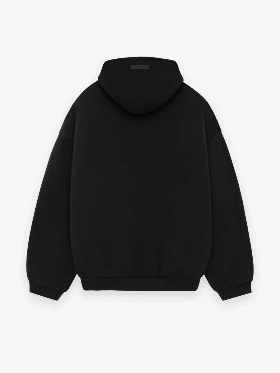 Fear of God Essentials Fleece II Hoodie Black FW24 - AFV Clothes