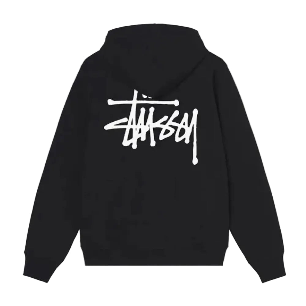 Stussy Basic Zip Hood Black