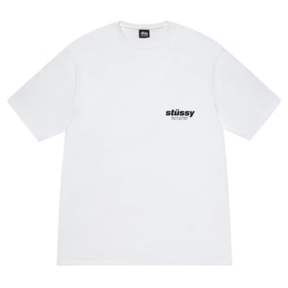 Stussy Rollers Tee White