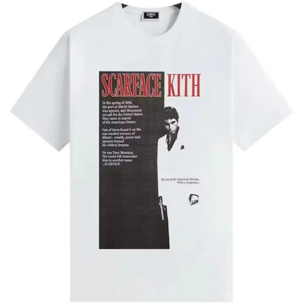 Kith x Scarface Film Poster Vintage Tee White
