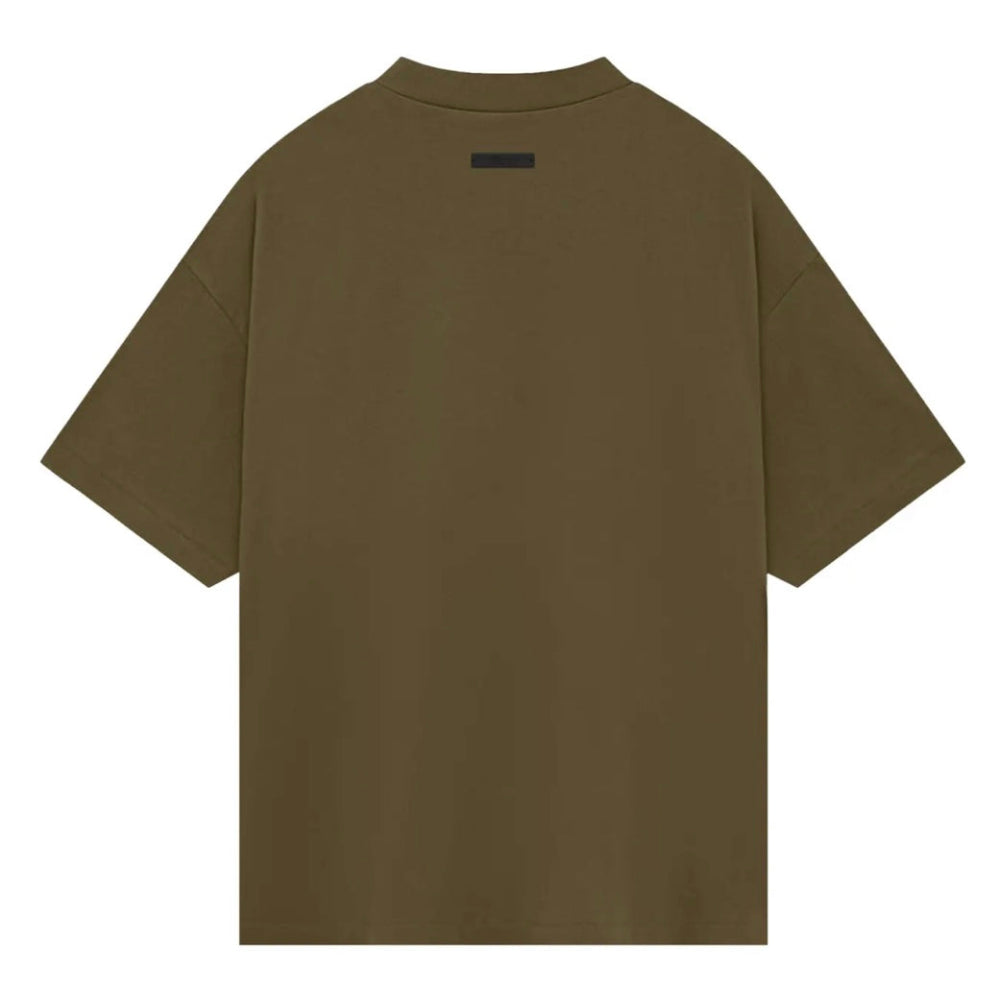 Fear of God Essentials Jersey Crewneck Tee Olive