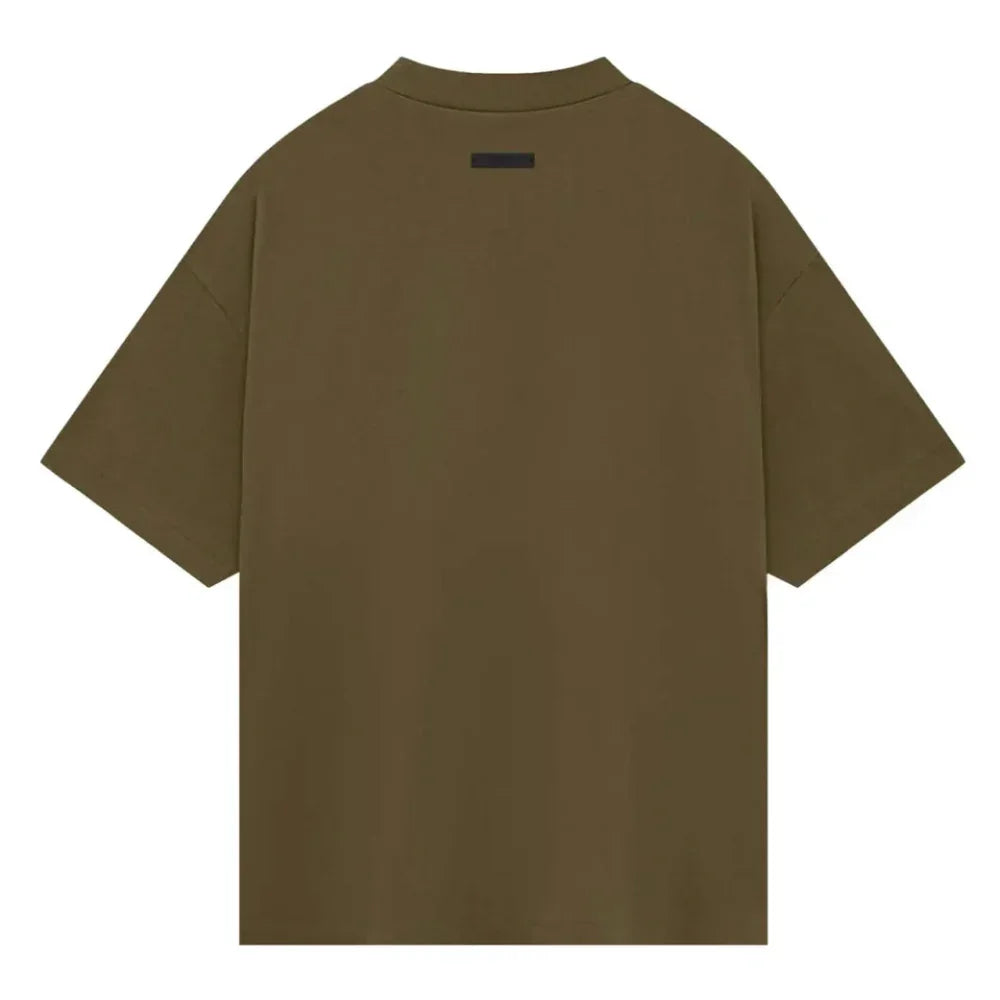 Fear of God Essentials Jersey Crewneck Tee Olive