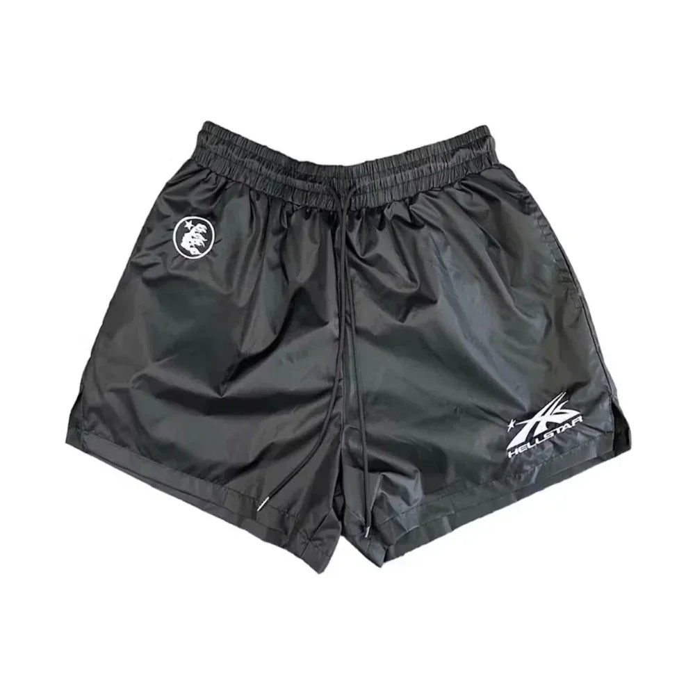HELLSTAR NYLON SHORTS BLACK