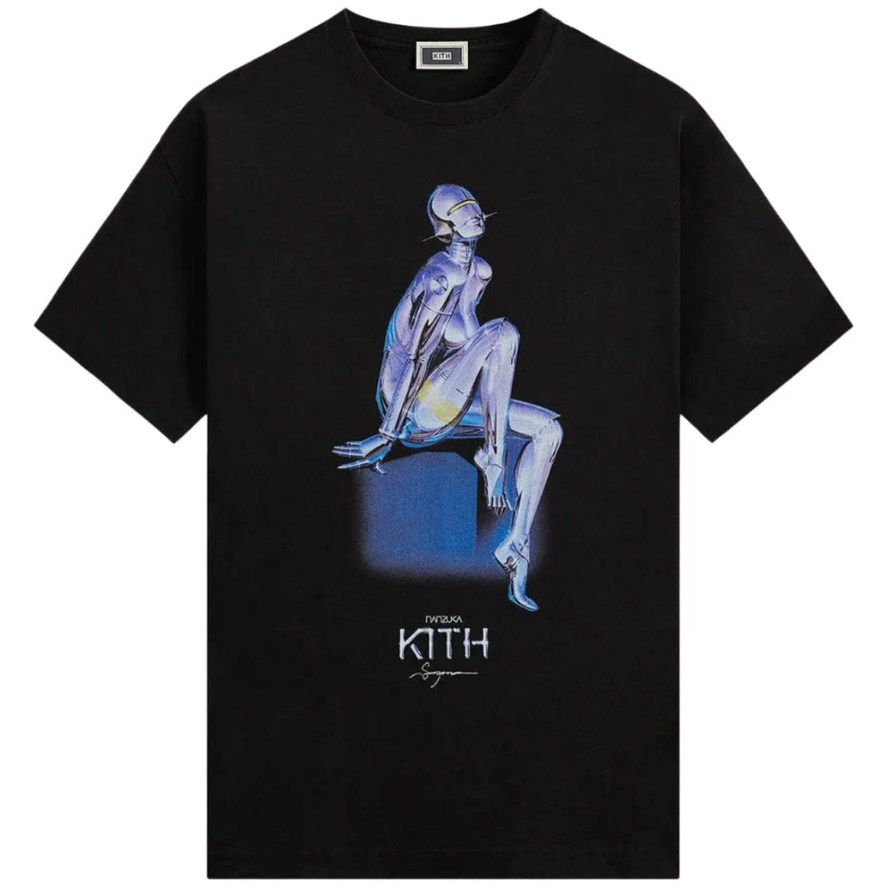 Kith For Nanzuka Gallery Sorayama Model A Stitch Tee Black