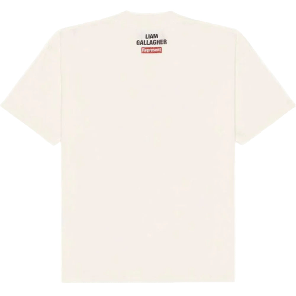 Represent Liam Gallagher Cmon You Know Vintage Tee White