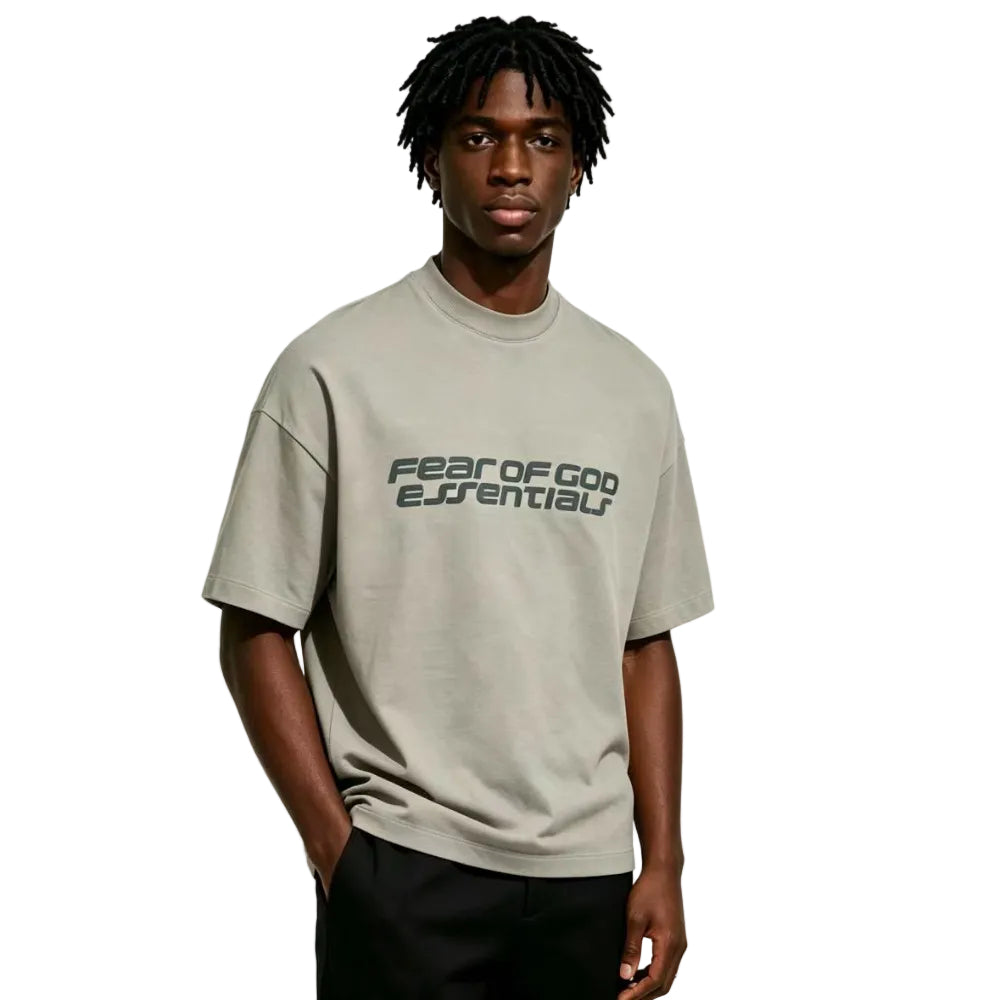 Fear of God Essentials 90s Tee Smoke Grey