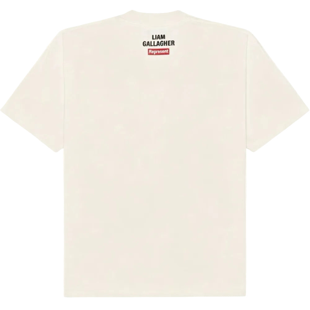 Represent Liam Gallagher Cmon You Know Vintage Tee White