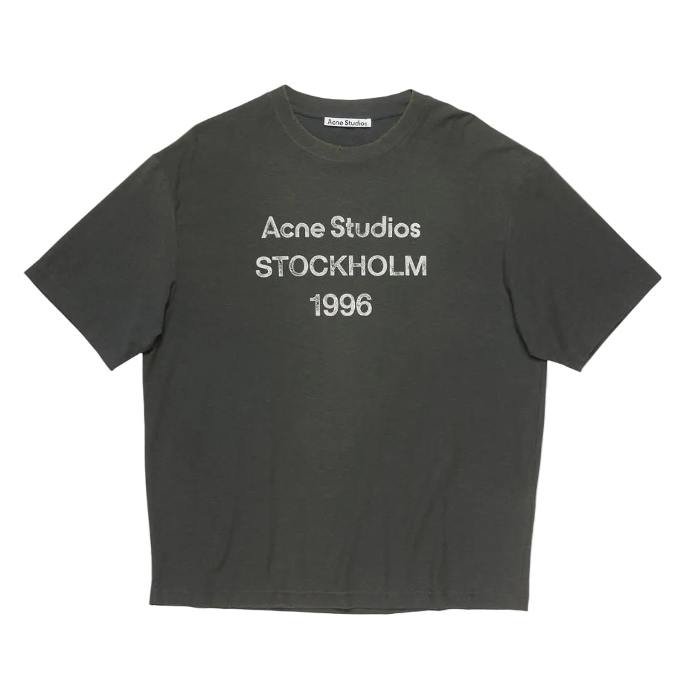 Acne Studios Sprayed 1996 Logo T-shirt Dusty Black – AFV Clothes