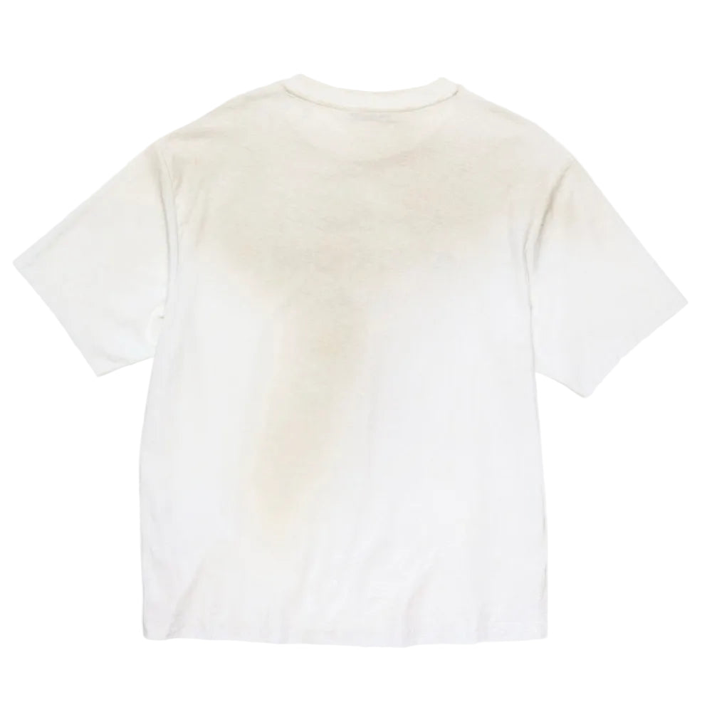Acne Studios Sprayed 1996 Logo T-shirt Dusty White
