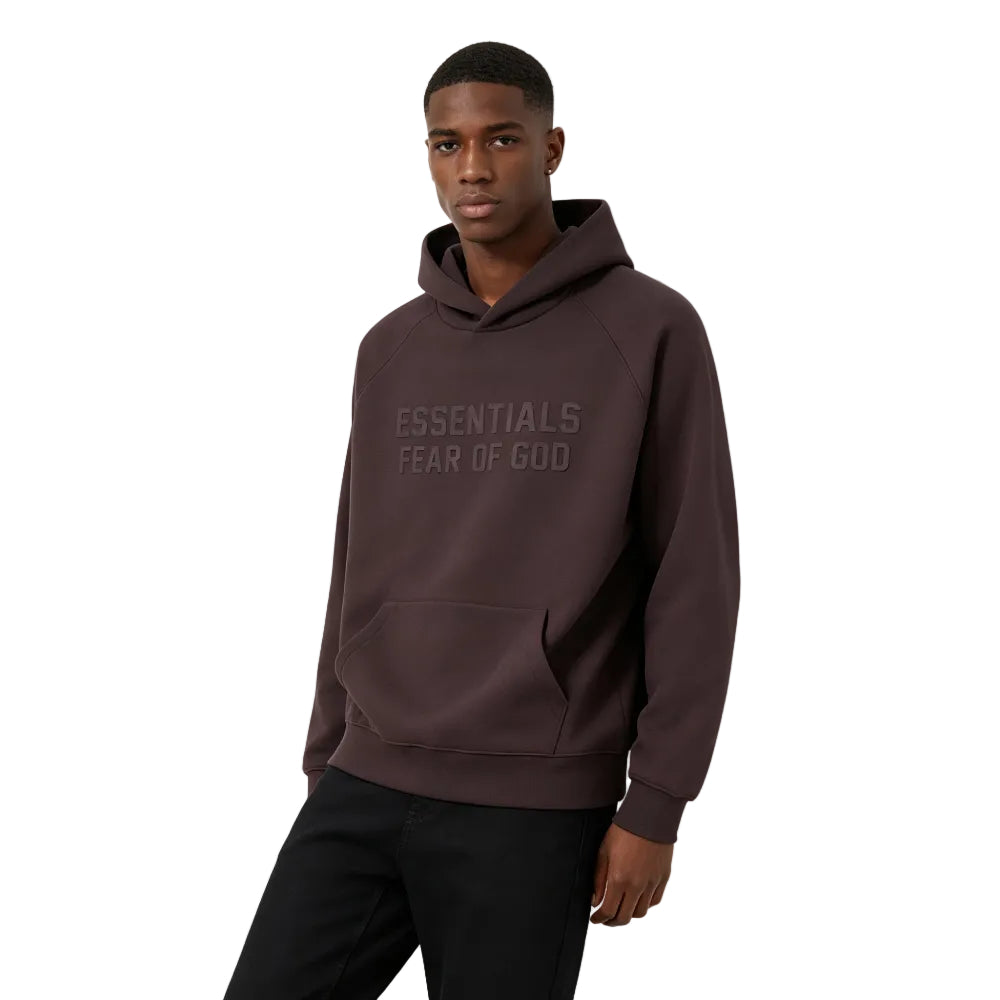 Fear of God Essentials Hoodie Plum