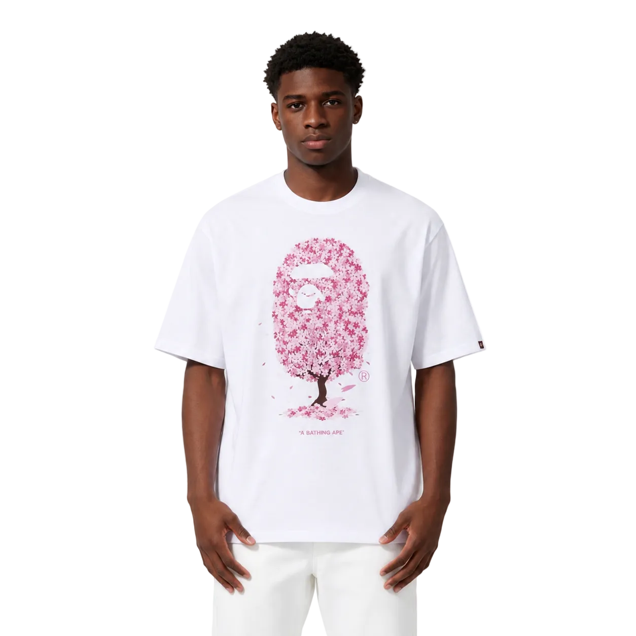 BAPE Sakura Tee SS24 White