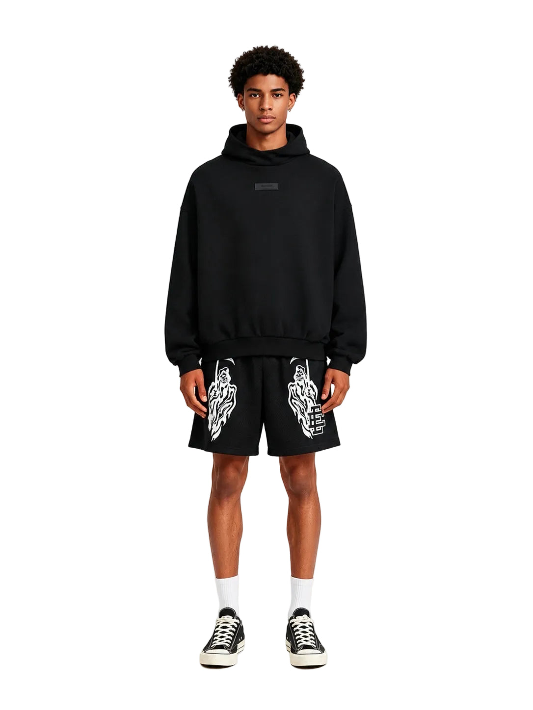 Eric Emanuel x Warren Lotas Short Black White