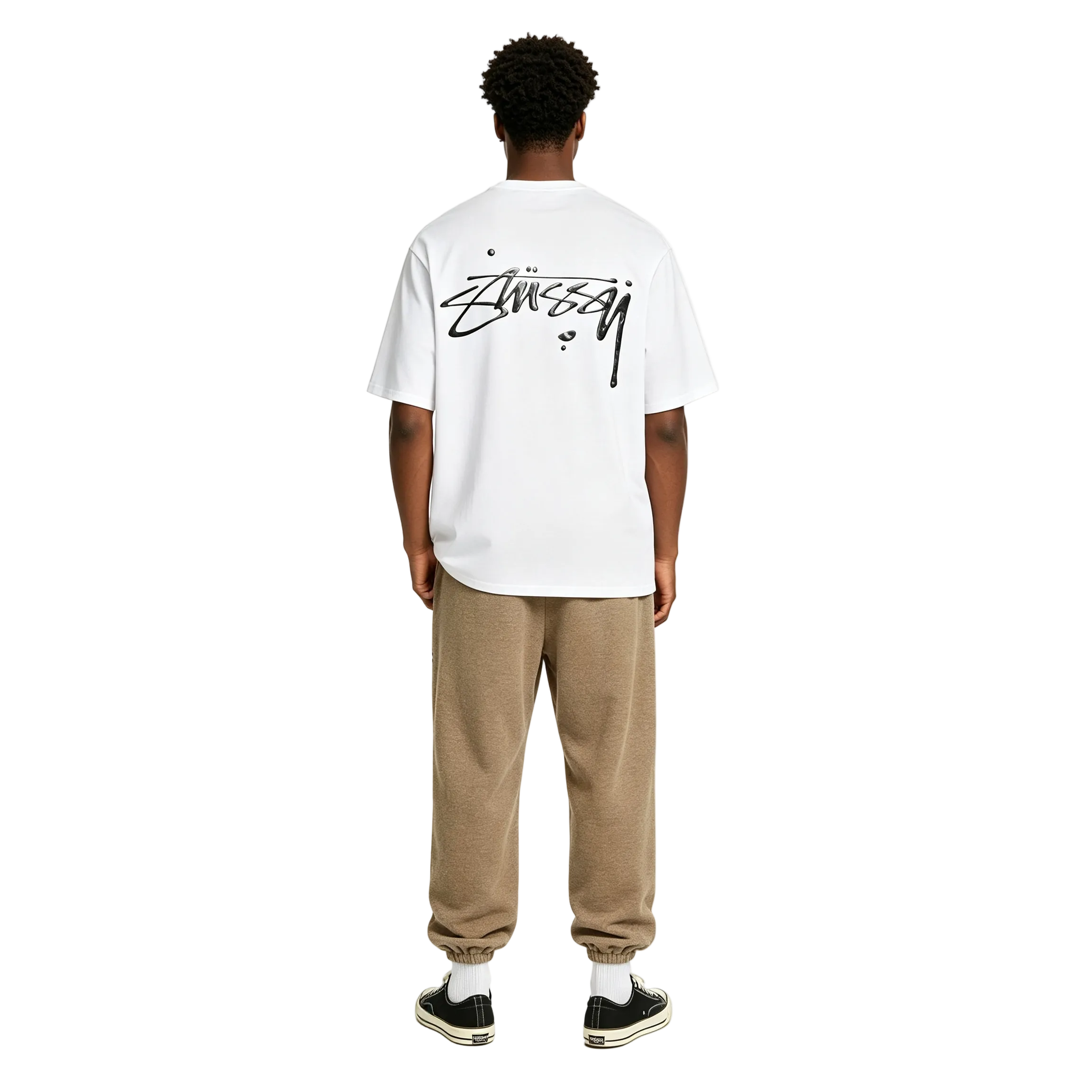 Fear of God Essentials Fleece Sweatpant Heather Grey back view