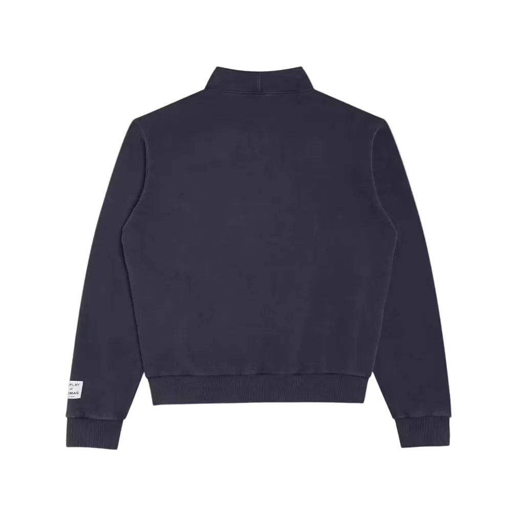 Gallery Dept. 1 4 Zip Pullover Navy – back product view showing the navy blue sweatshirt, long sleeves and rear silhouette