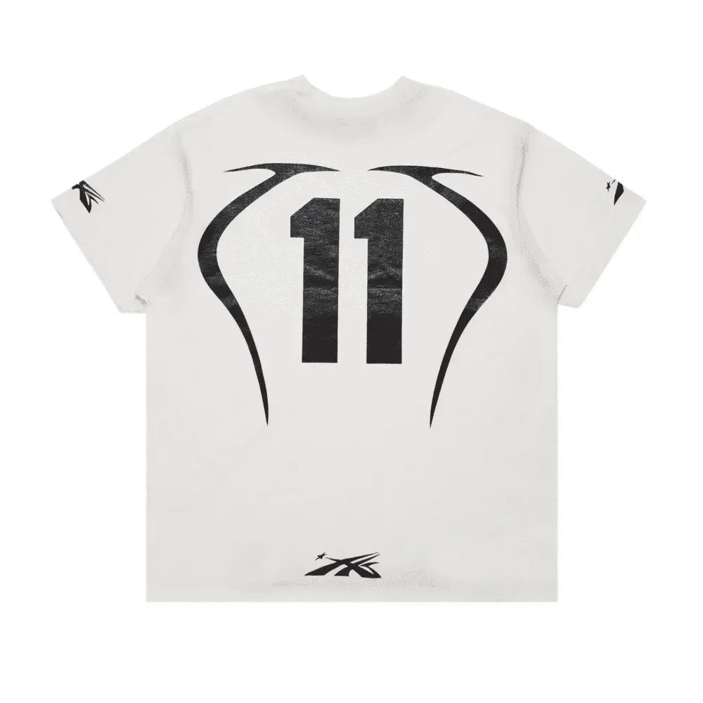 Hellstar Warm Up T-Shirt White - AFV Clothes