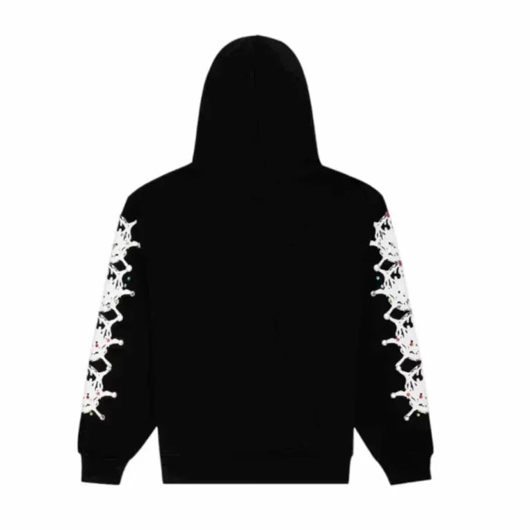 Sp5der Stone Hoodie Black - AFV Clothes