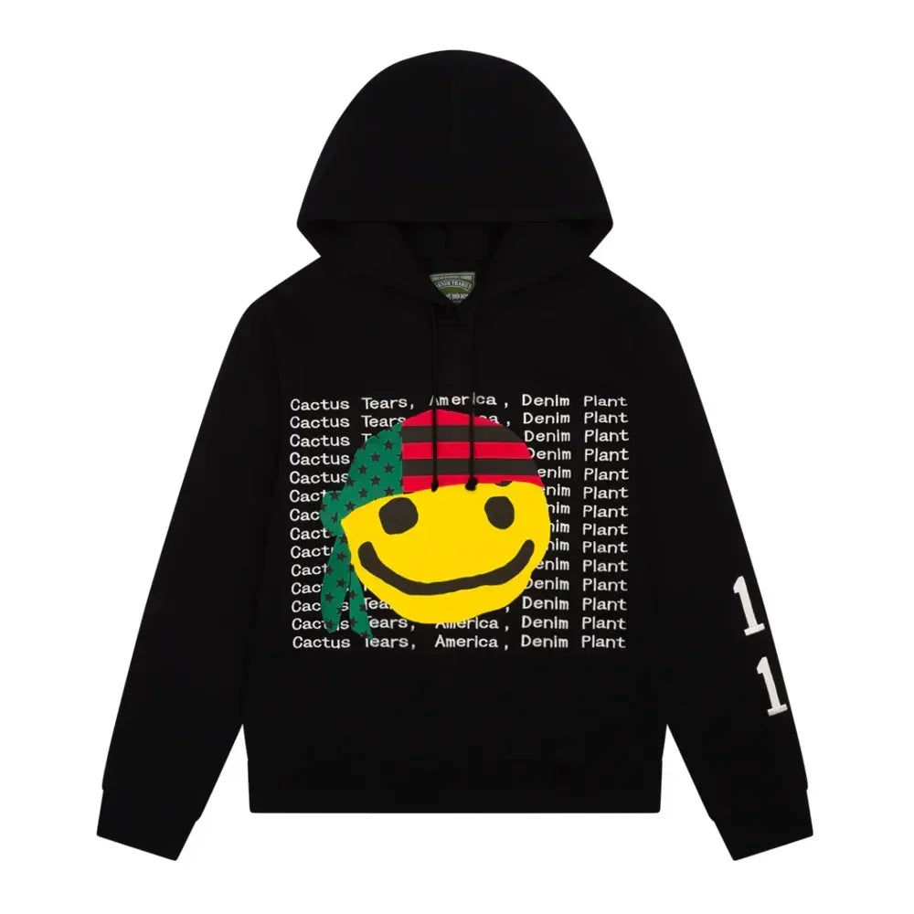 Denim Tears x CPFM Cactus Tears Hoodie Black - AFV Clothes