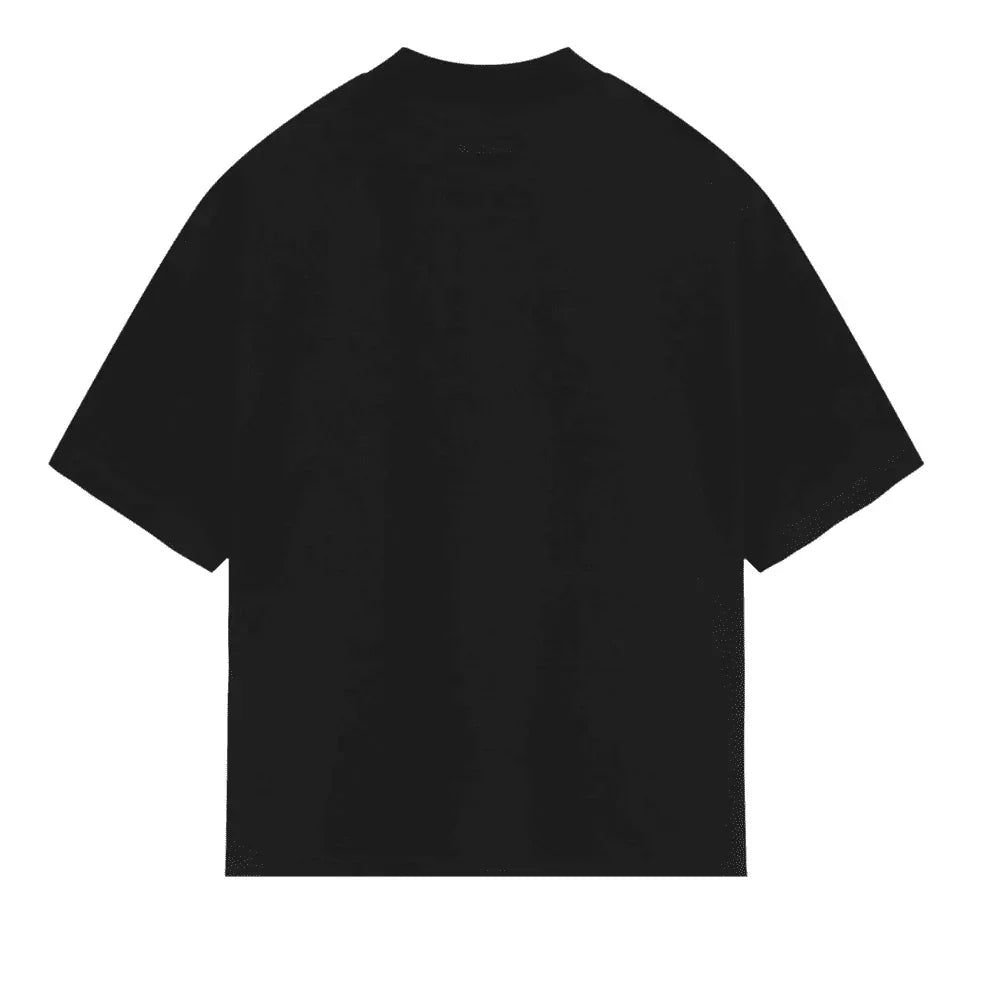 Fear of God Essentials Heavy Jersey Crewneck T-Shirt Jet Black - AFV Clothes