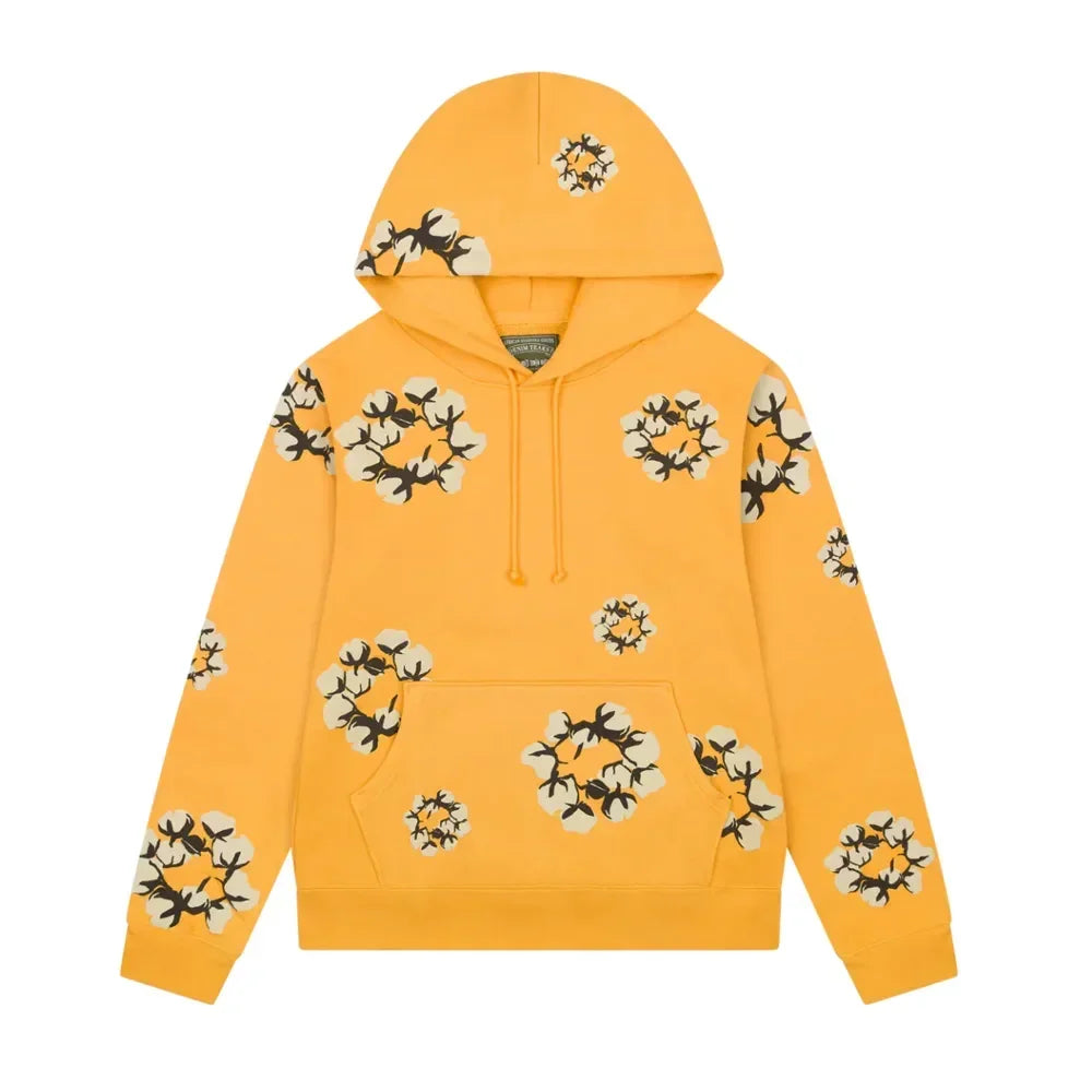 Denim Tears xCPFM Cactus Tears Wreath Hoodie Yellow - AFV Clothes