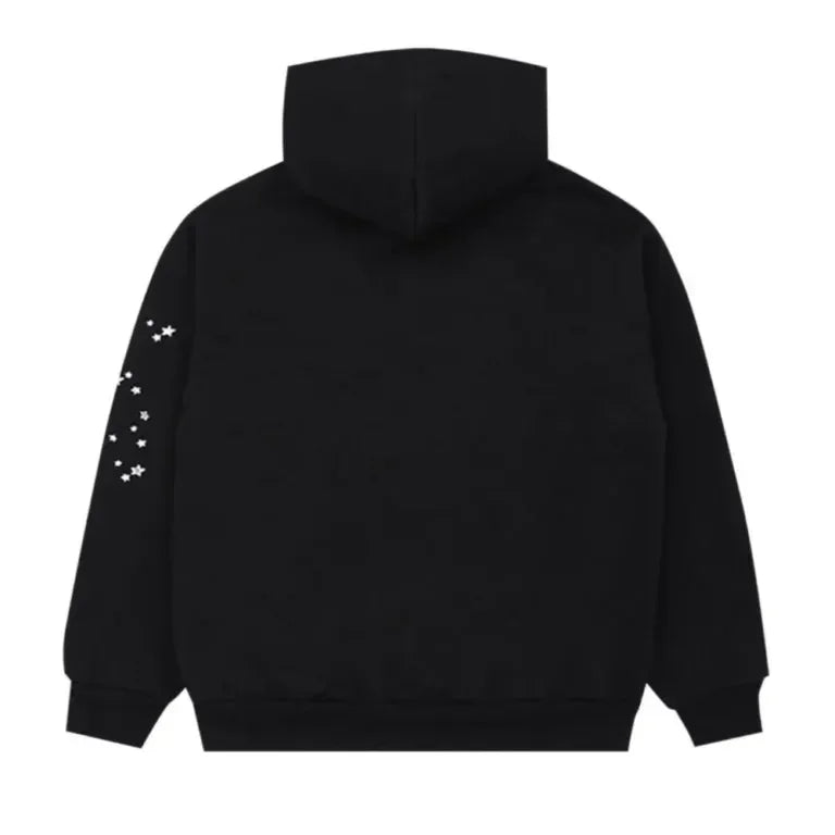 Sp5Der Og Web Hoodie Black - AFV Clothes