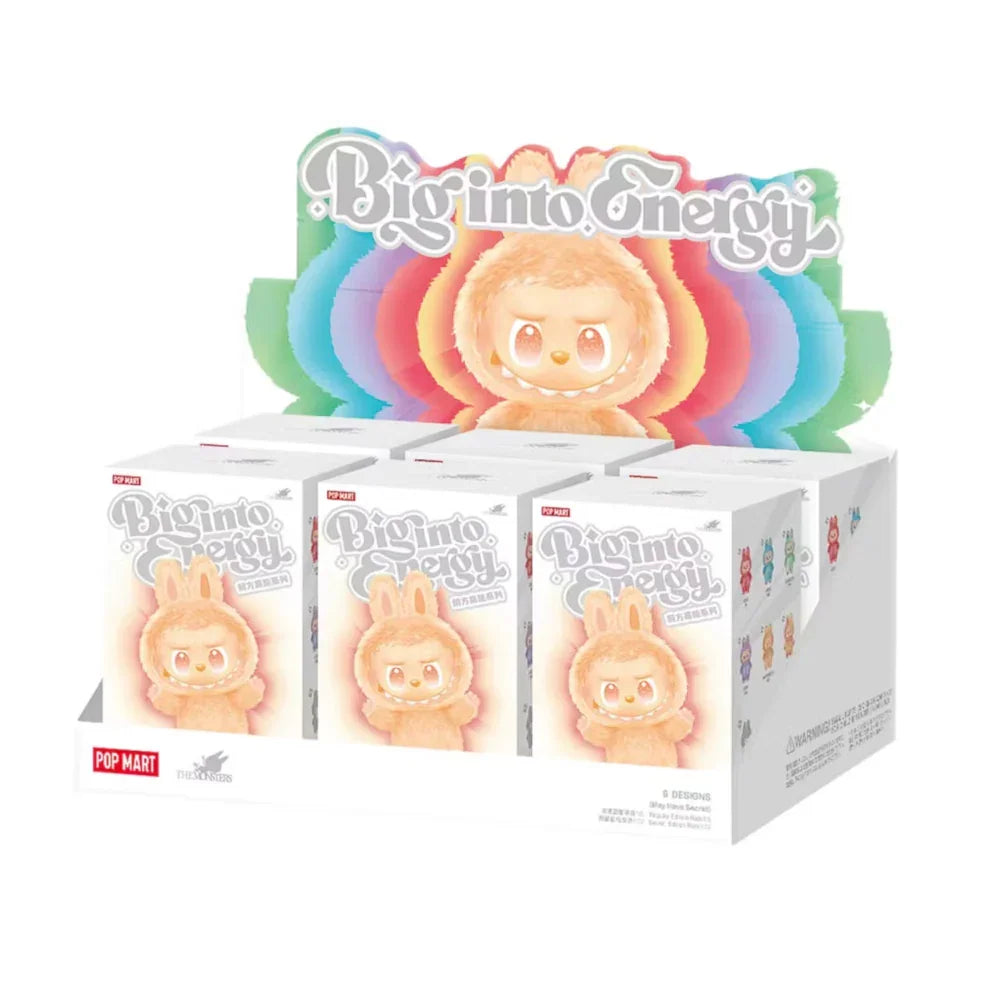 Pop Mart Labubu The Monsters Biginto Energy Series Vinyl Plush Pendant Sealed Case - AFV Clothes