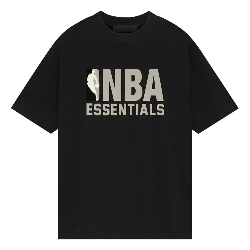 Fear of God Essentials NBA Tee SS25 Black - AFV Clothes