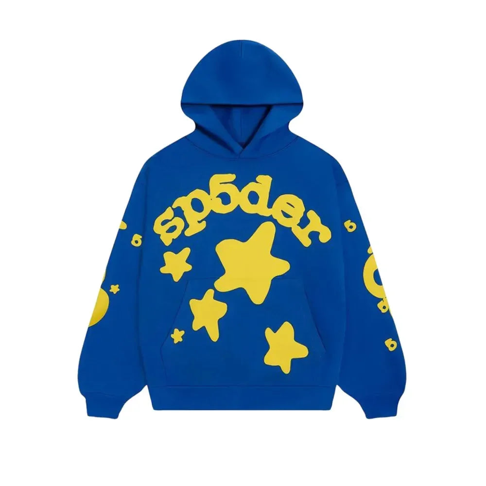 Sp5der Beluga Hoodie TC Blue - AFV Clothes