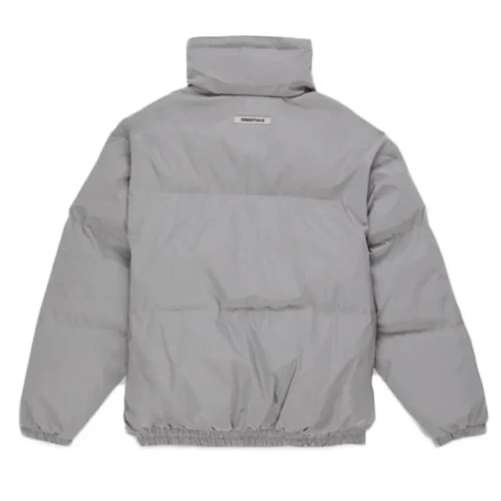 Fear of God Essentials Puffer dacket Silver Reflective