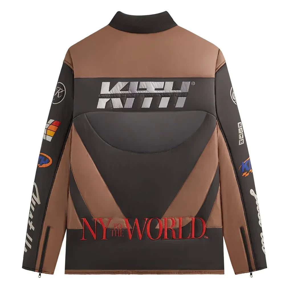 Kith Full Zip Brixton Puffed Shirt Jacket Yuma