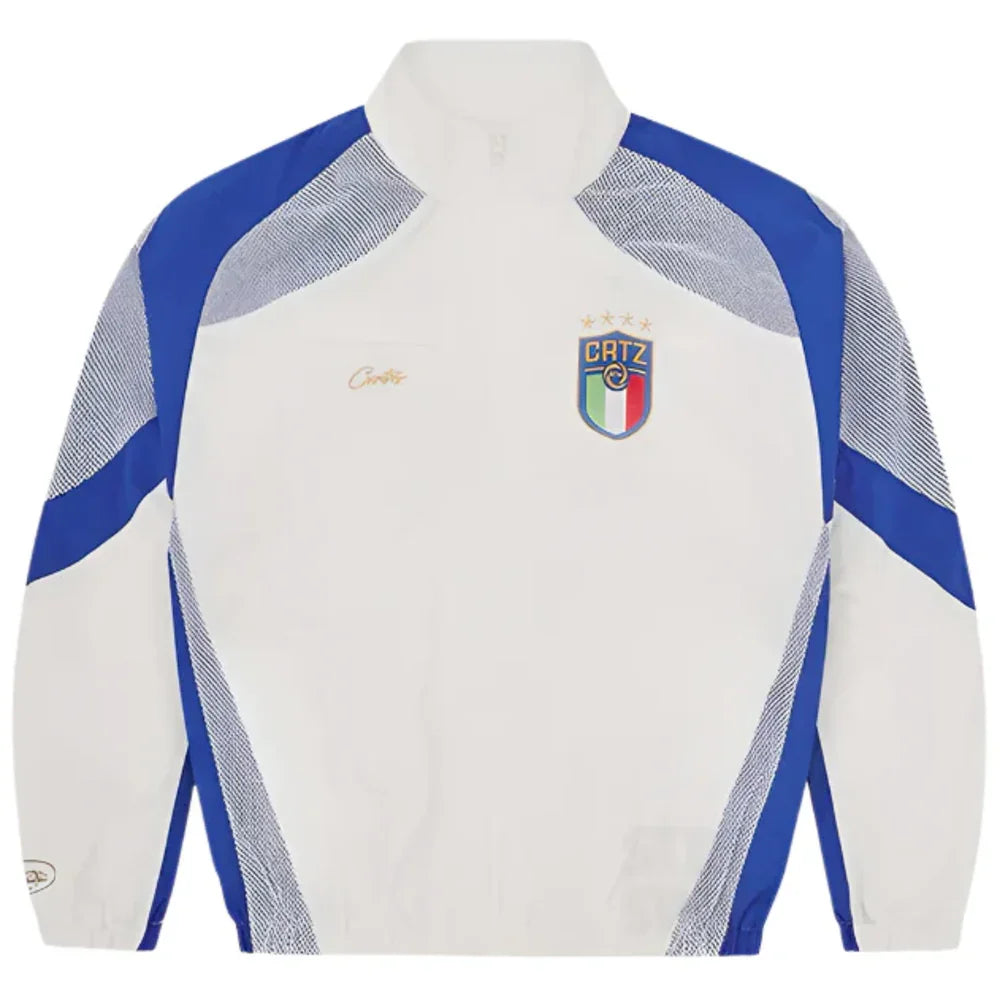 Corteiz RTW Italia Olympic Shuku Jacket White/Blue – AFV Clothes
