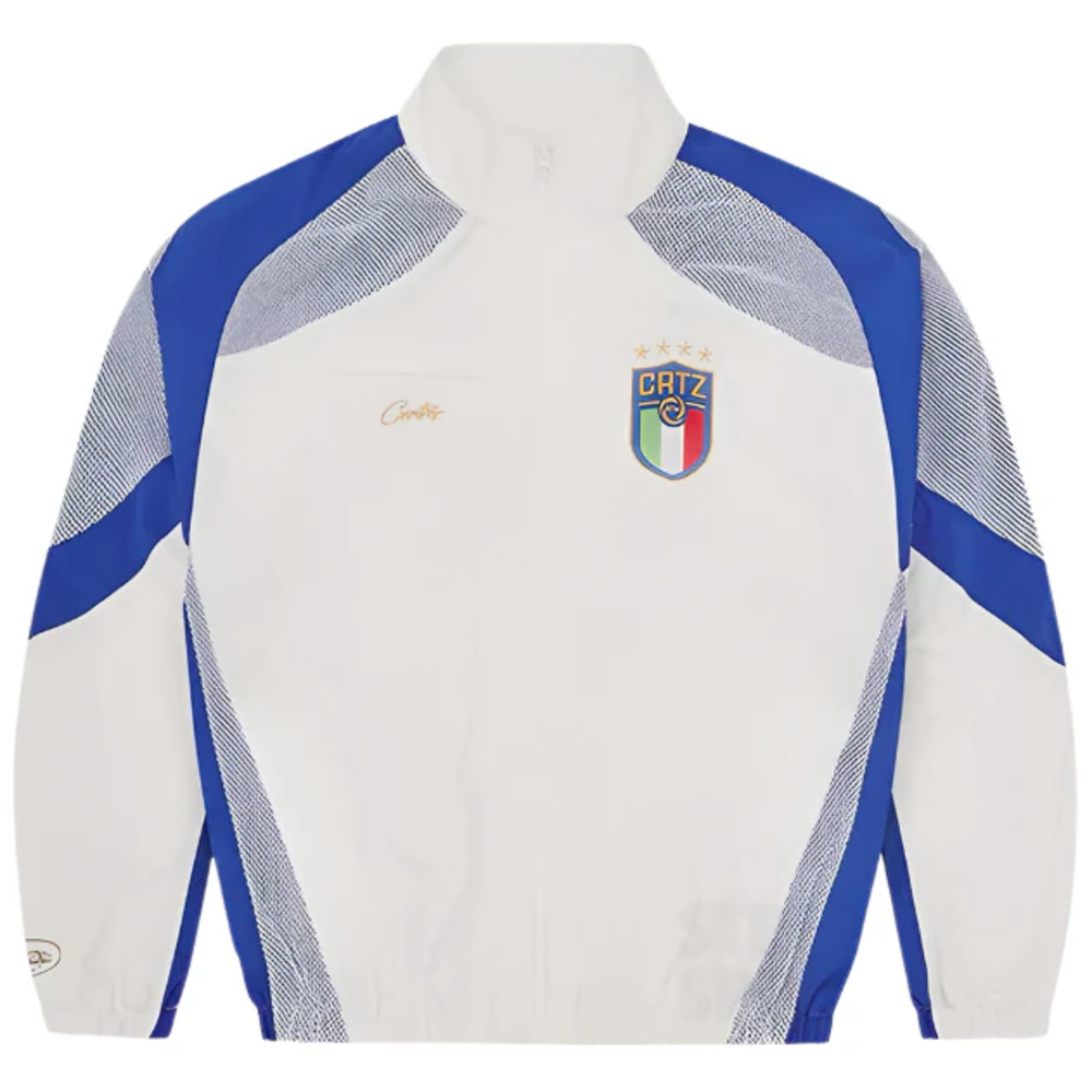 Corteiz RTW Italia Olympic Shuku Jacket White/Blue