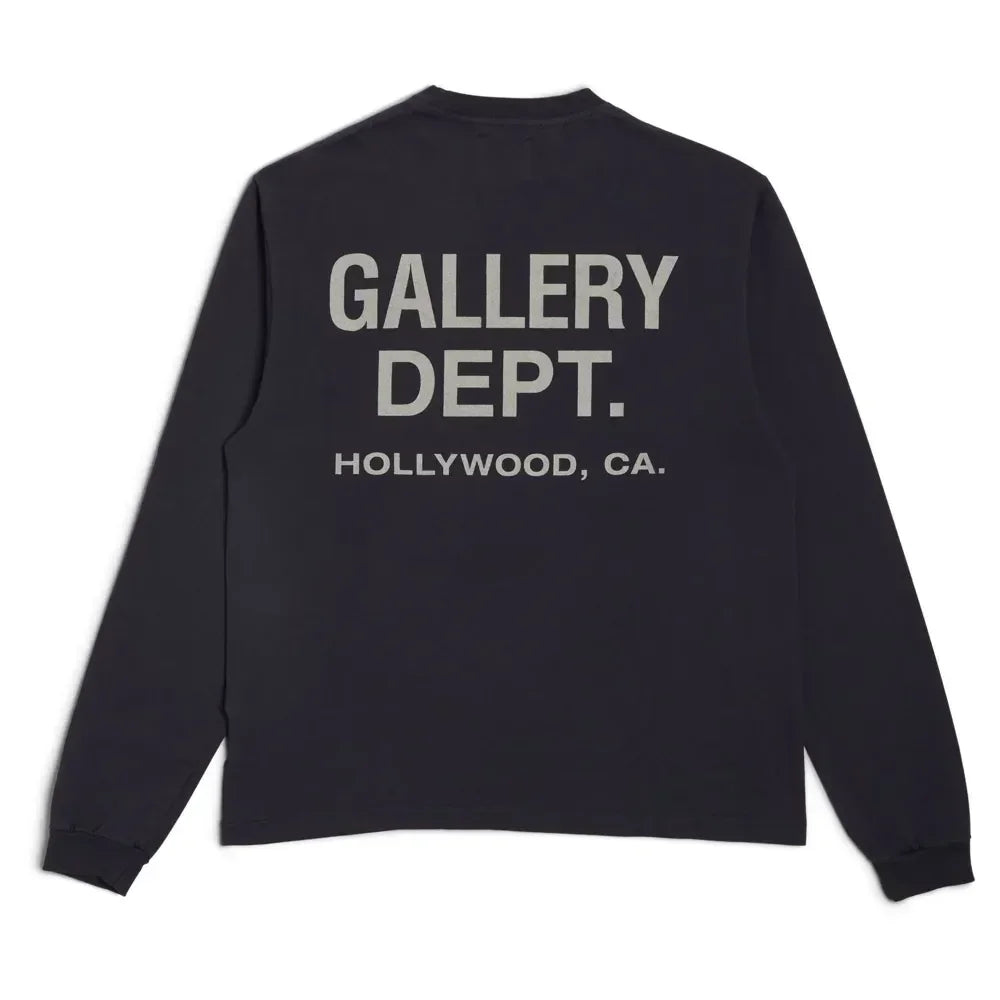 Gallery Dept. Souvenir L/S T-Shirt Black - AFV Clothes