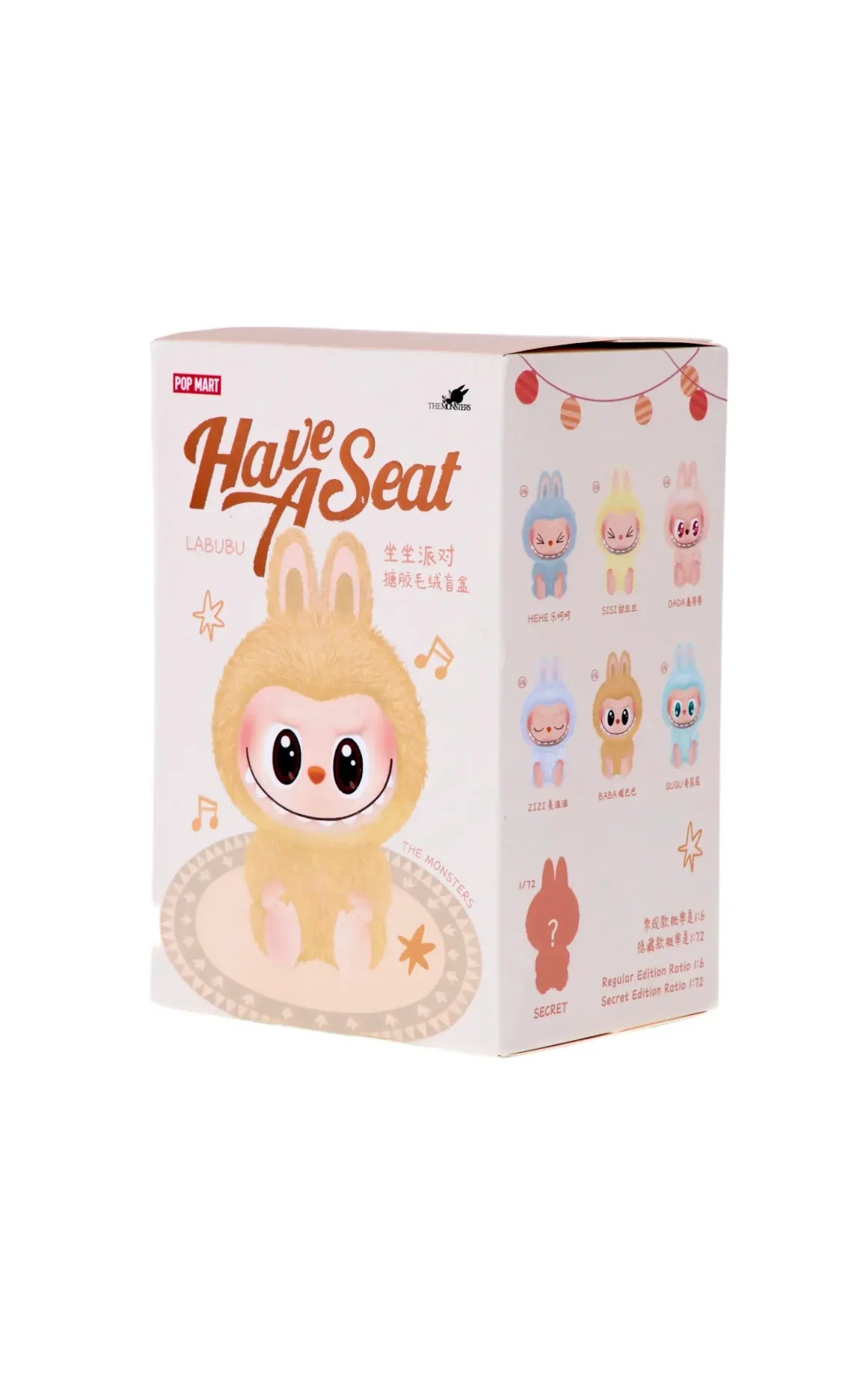 Pop Mart Labubu The Monsters Havea Seat Vinyl Plush Sealed Case