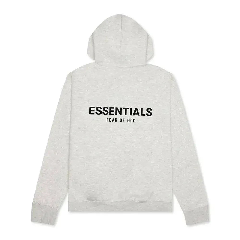 Fear of God Essentials Core Collection Hoodie Light Oatmeal - AFV Clothes