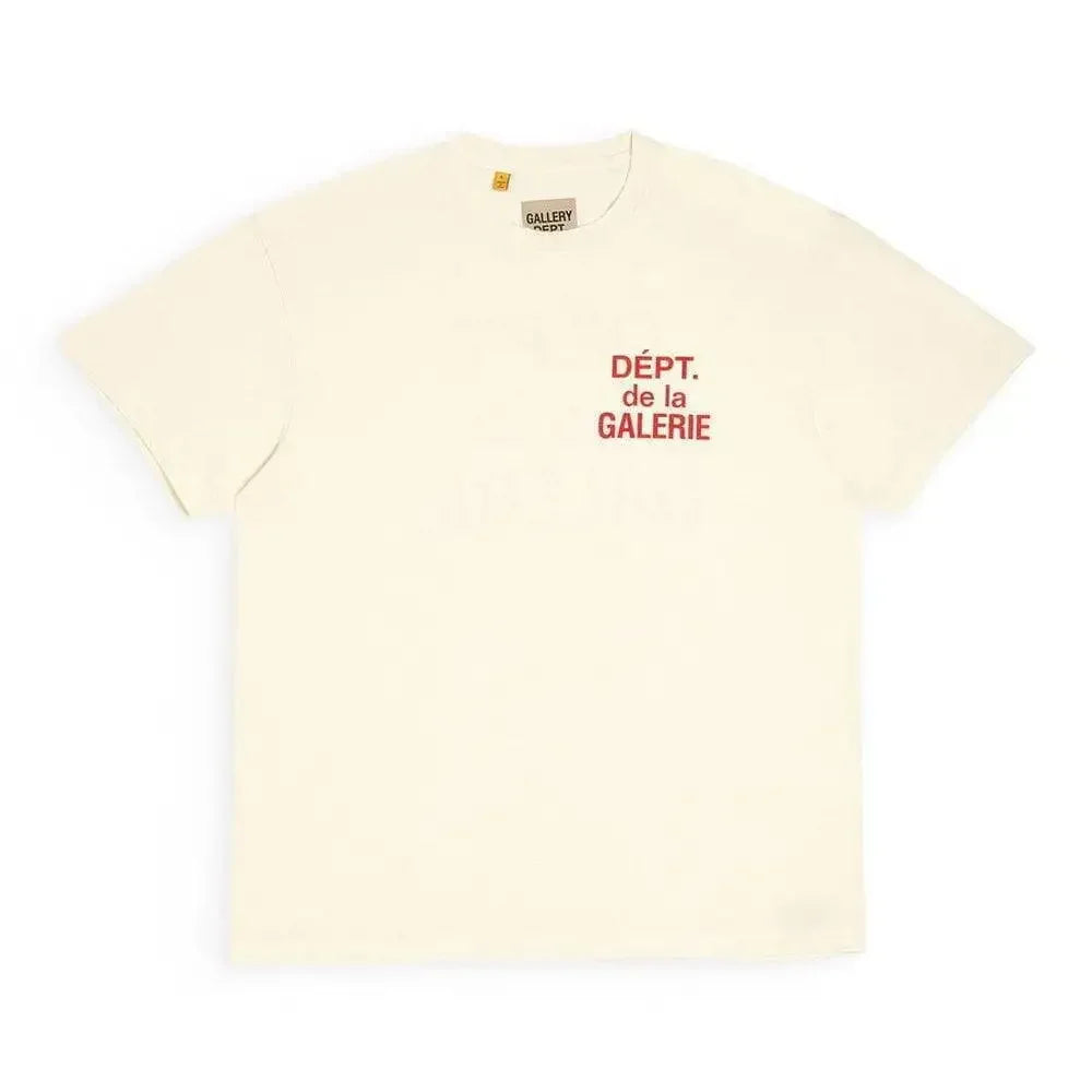 Gallery Dept. French Logo Tee Cream - AFV Clothes